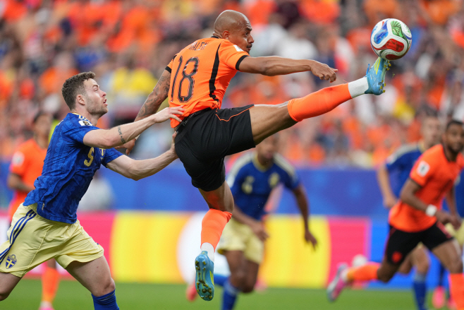 APTOPIX Sweden Netherlands WCup Soccer