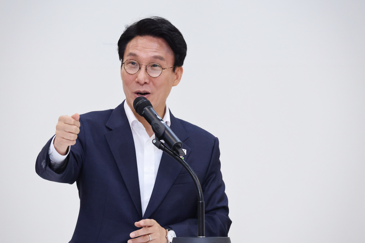 지난 1년간의 소회 밝히는 김민석 국무총리<YONHAP NO-6249>