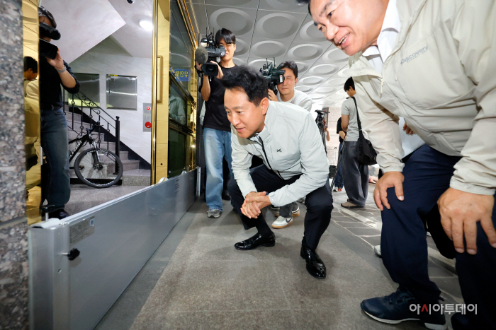 오세훈 시장 풍수해 대비 현장방문