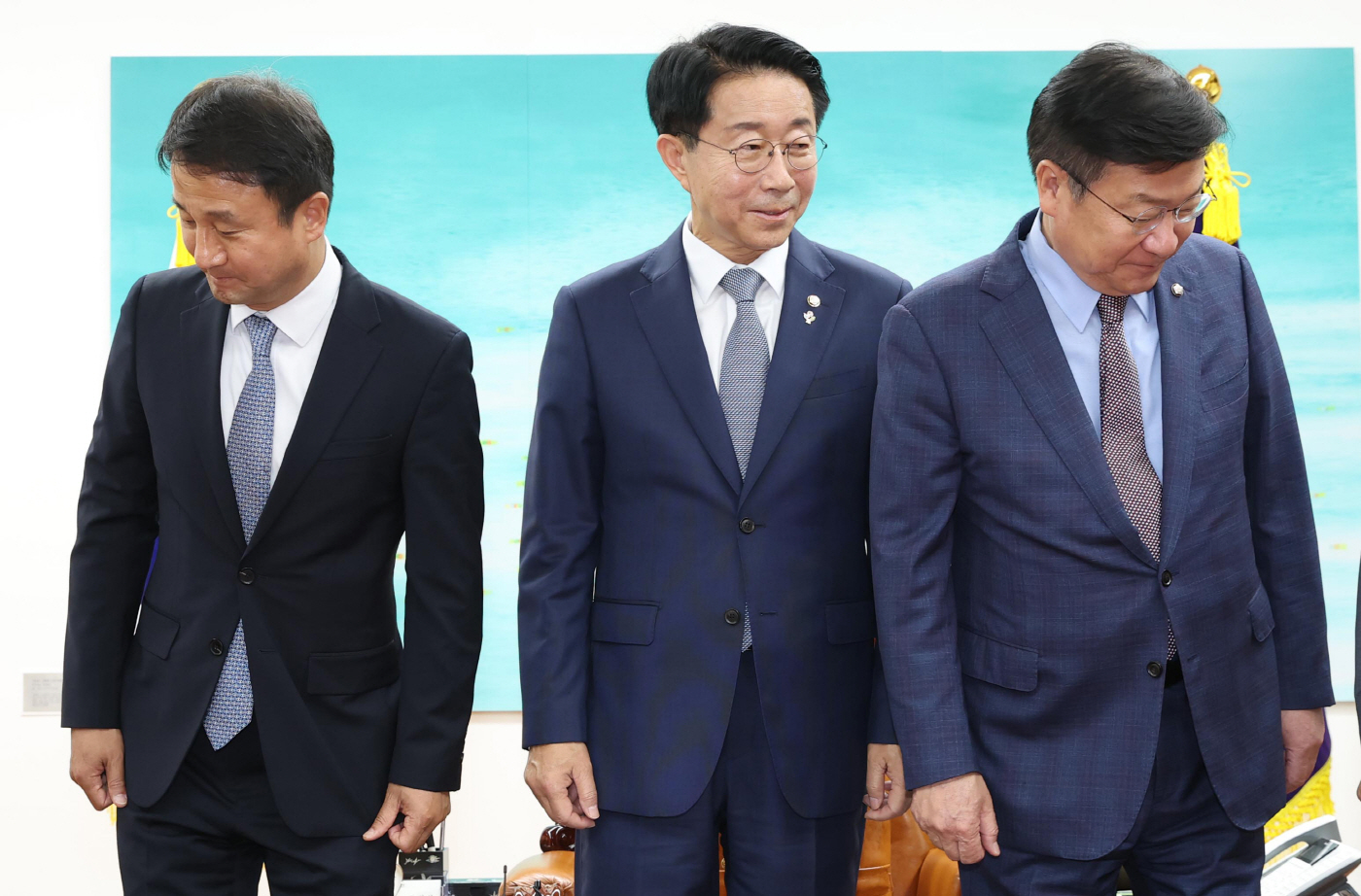 여야 원대대표 회동-10