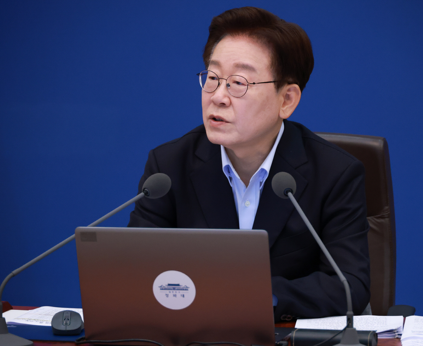 국무회의 발언하는 이재명 대통령<YONHAP NO-4084>