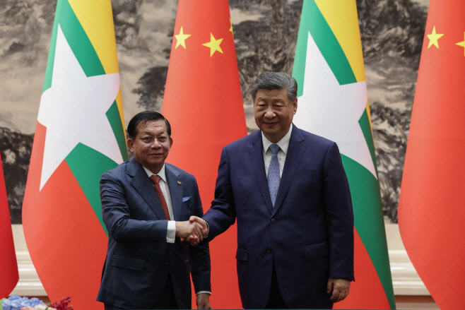 CHINA-MYANMAR/ <YONHAP NO-4788> (via REUTERS)