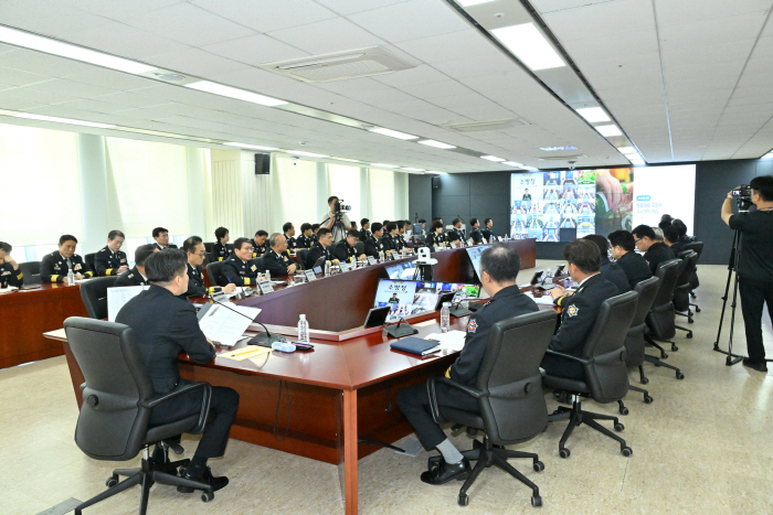[사진1]소방청, 전국 지휘관 긴급회의 전체