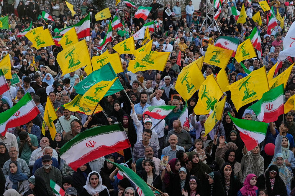 Iran Eid al-Ghadir <YONHAP NO-2671> (AP Photo/Vahid Salemi)