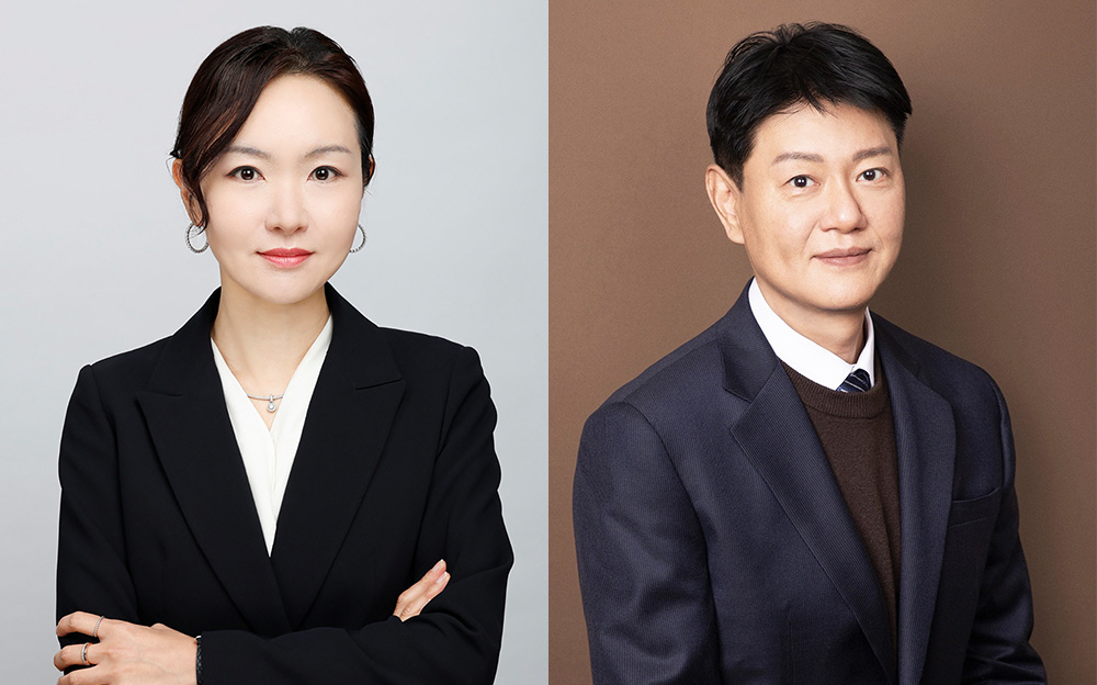 한미약품 혁신성장부문장 김나영 부사장(왼쪽)과 한미약품 미래성장부문장 최인영 부사장(사진)