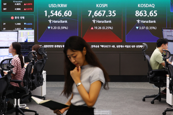 '오늘의 증시는'<YONHAP NO-3376>