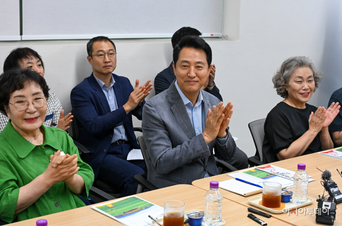 오세훈 시장 동행 온다콜택시 관련 현장방문