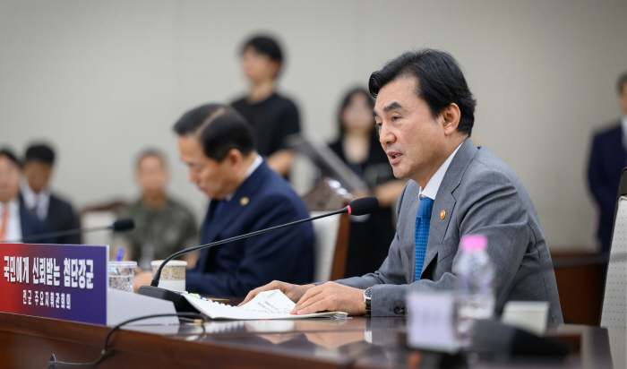 전군주요지휘관회의 발언하는 안규백 국방부 장관<YONHAP NO-6169>