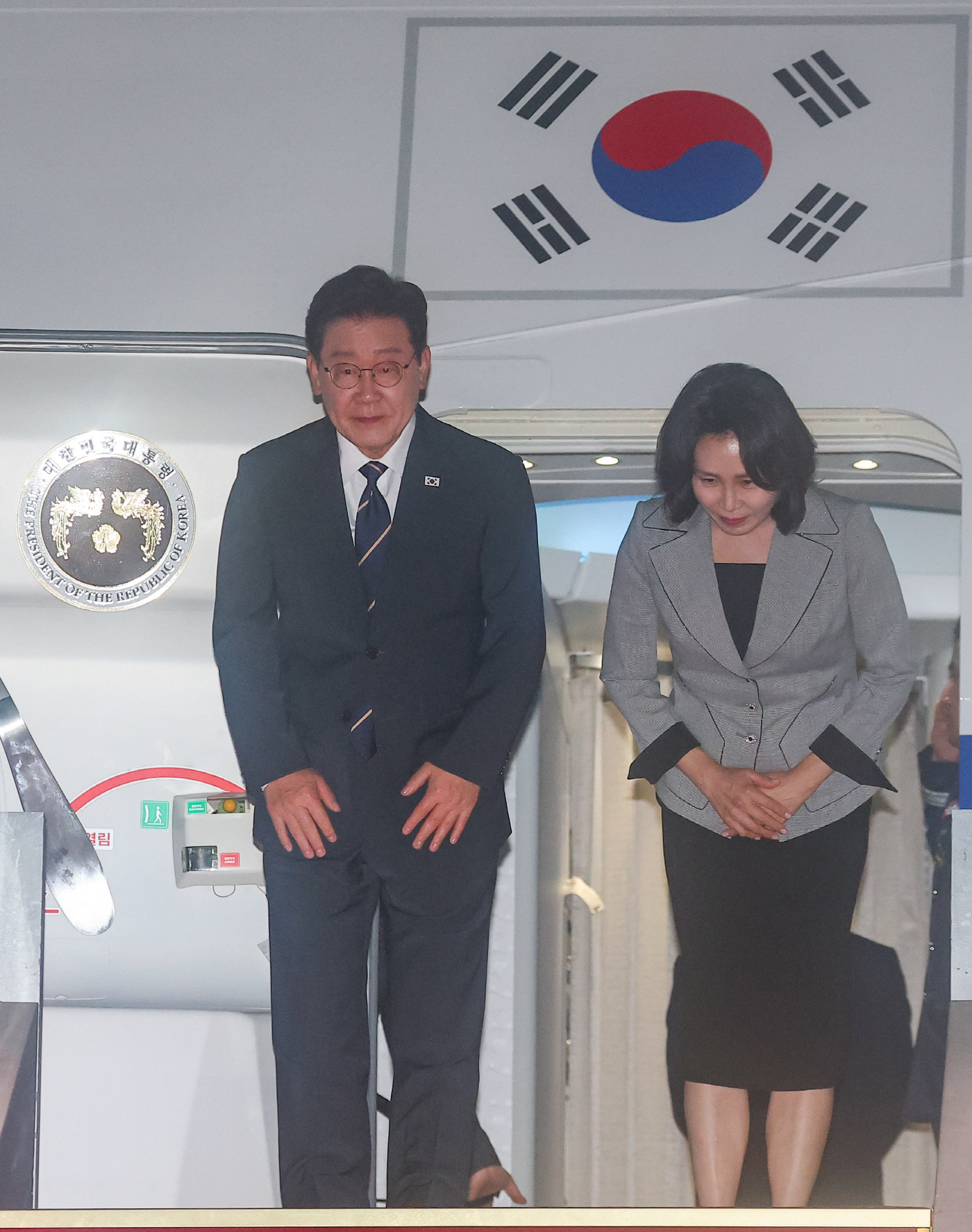 이재명 대통령, 귀국<YONHAP NO-5281>