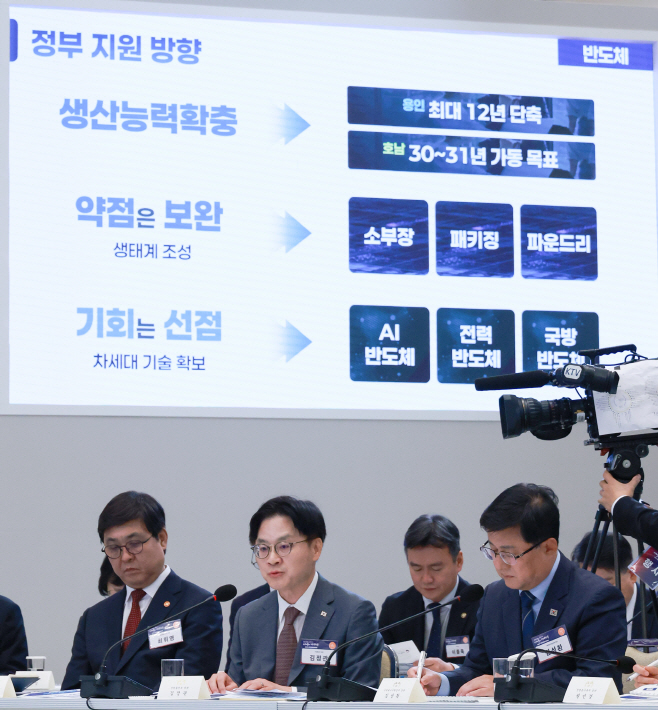 김정관 장관, 3대 메가프로젝트 지원방안 발표<YONHAP NO-3384>