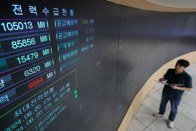 폭염 전력 수급 상황은<YONHAP NO-2831>