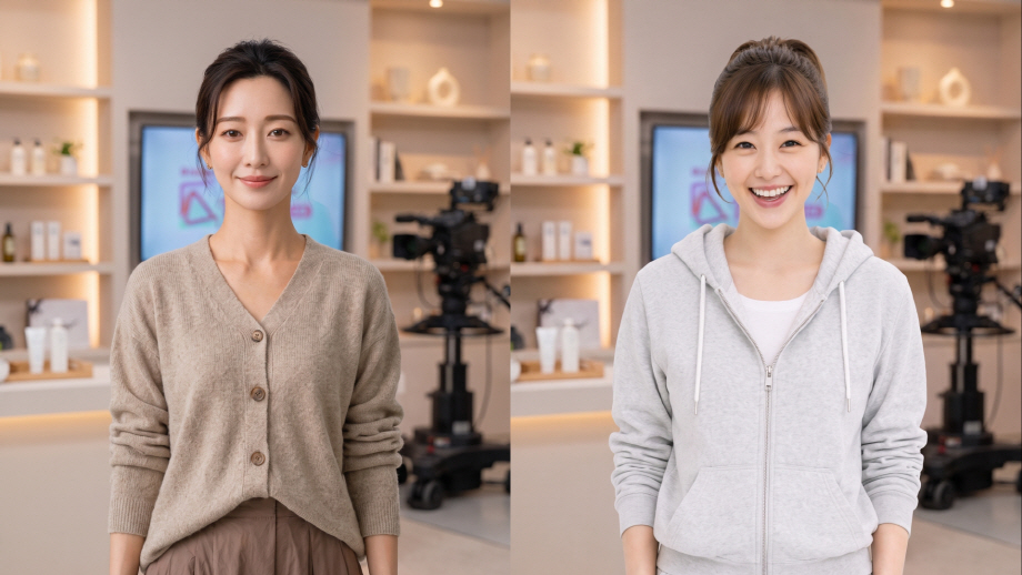 공영홈쇼핑 AI 모델 이미지
