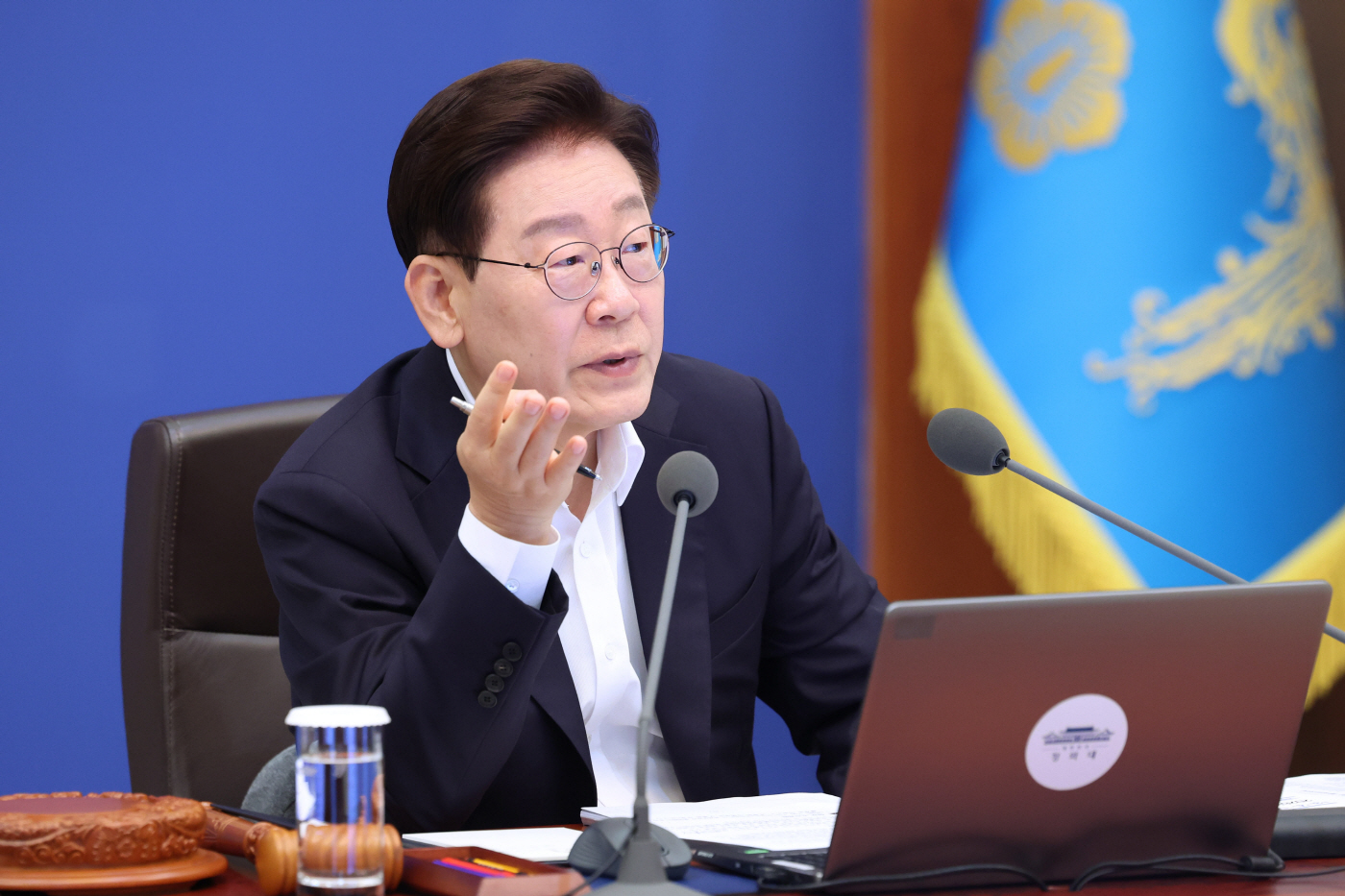 발언하는 이재명 대통령<YONHAP NO-2778>