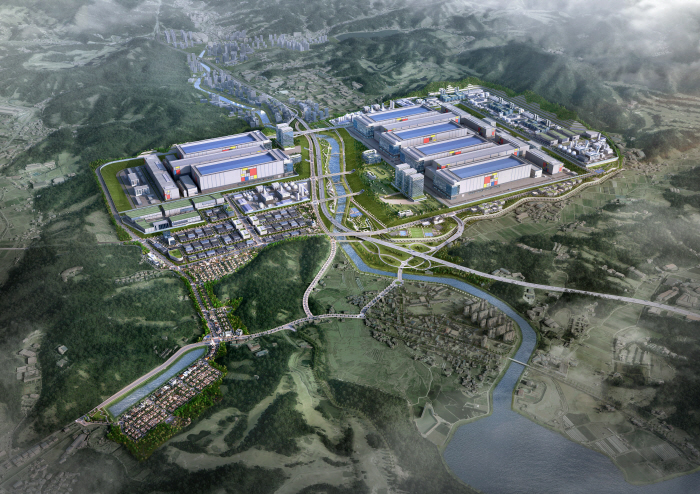 경기 용인 첨단시스템반도체 국가산업단지 조감도