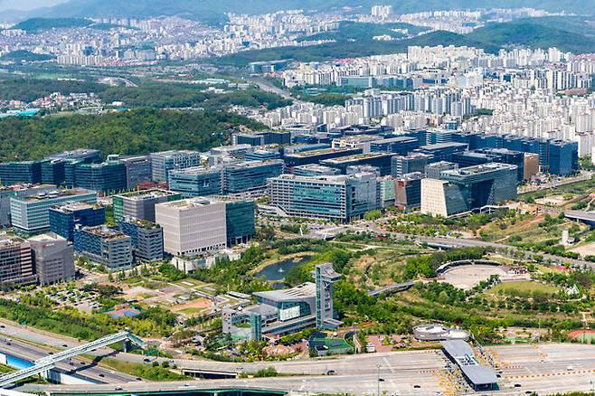 토지정보과-판교신도시 전경