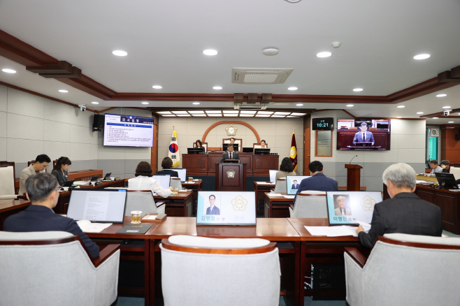20260720 진안군의회, 제308회 임시회 개회