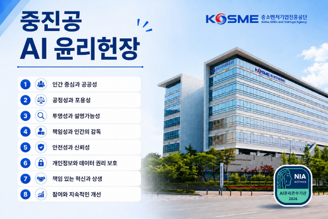 (AI로 생성한 이미지) 중진공 AI 윤리헌장
