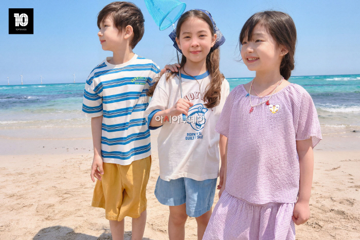 [사진1] 신성통상 탑텐키즈 썸머룩 화보