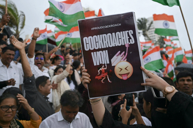 TOPSHOT-INDIA-POLITICS-EDUCATION-PROTEST <YONHAP NO-0837> (AFP)