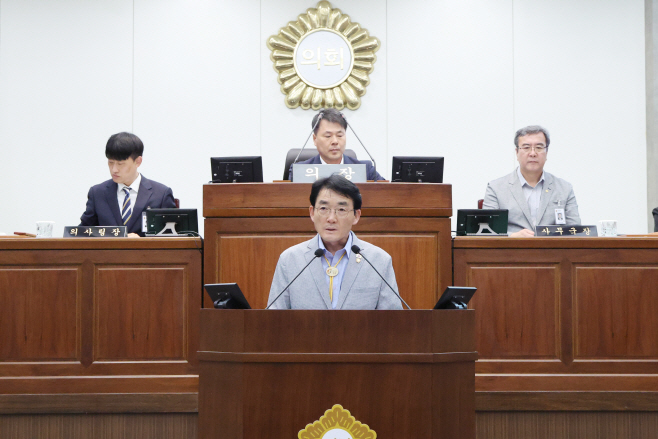 칠곡군의회 김석기 의원 5분 자유발언