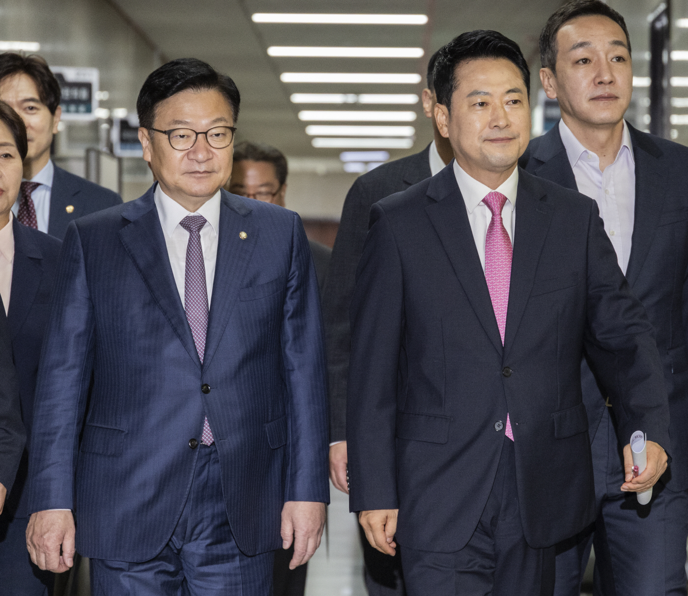 국민의힘 최고위원회의 입장<YONHAP NO-2373>