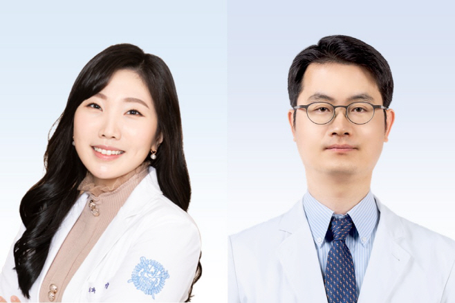 [사진] 분당서울대병원 외과 강소현 교수(왼쪽), 혈액종양내과 김진원 교수(오른쪽)