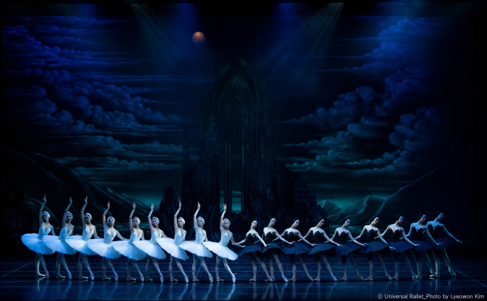 2025백조의호수(백조, 흑조 군무)-ⓒUniversal Ballet_Photo by Lyeowon Kim