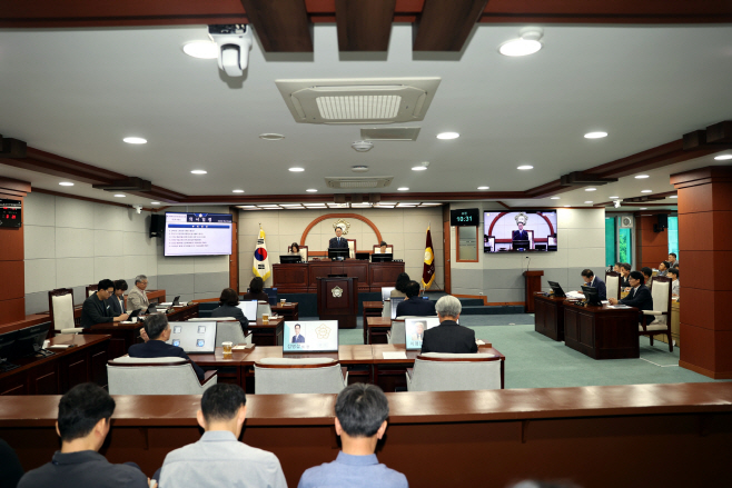 20260731 진안군의회, 제308회 임시회 폐회