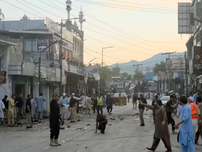PAKISTAN-SWAT-BLAST <YONHAP NO-0972> (XINHUA)
