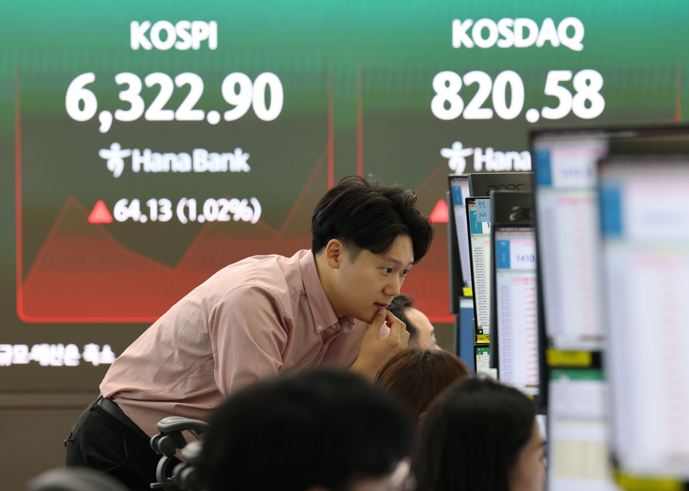 월요일 아침 코스피는<YONHAP NO-1634>