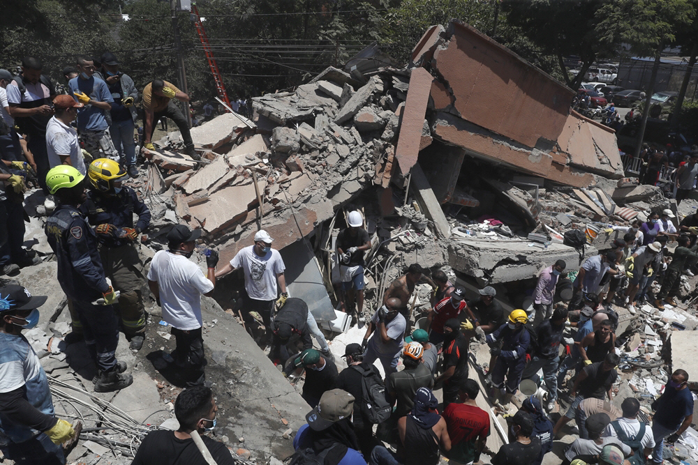 COLOMBIA EARTHQUAKE <YONHAP NO-0857> (EPA)