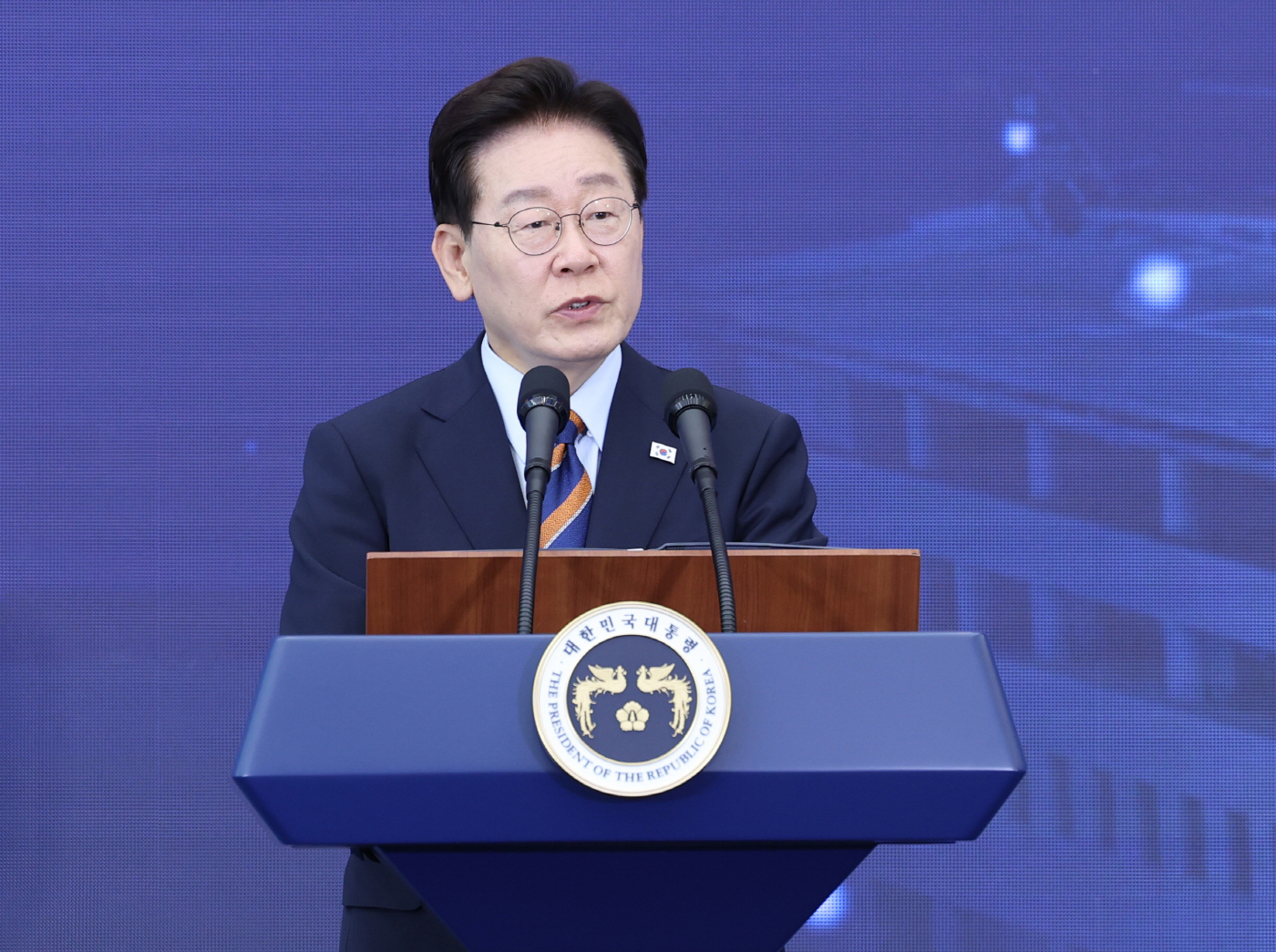 이재명 대통령, 국립소방병원 개원 기념사<YONHAP NO-3814>