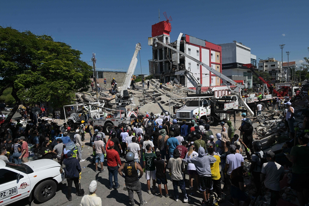 COLOMBIA-EARTHQUAKE <YONHAP NO-1660> (AFP)