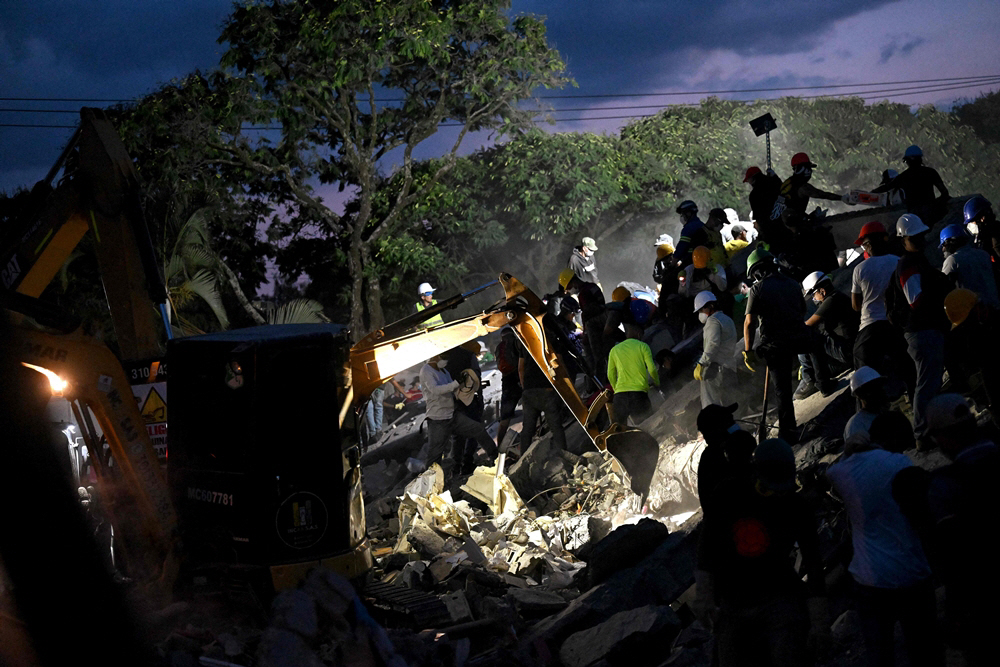 COLOMBIA-EARTHQUAKE-AFTERMATH <YONHAP NO-2574> (AFP)