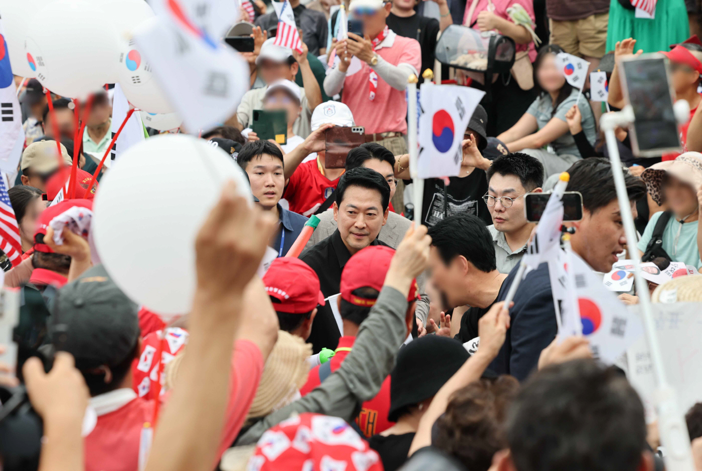 올림픽공원 찾은 장동혁 대표<YONHAP NO-3099>