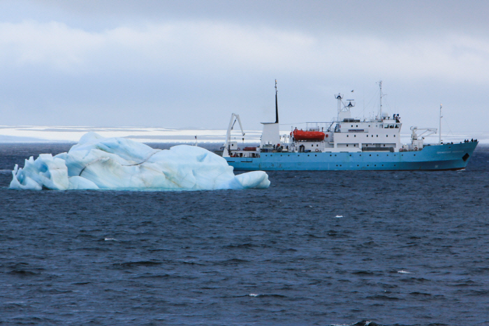 Professor Molchanov research vessel in Arkhangelsk, Russia