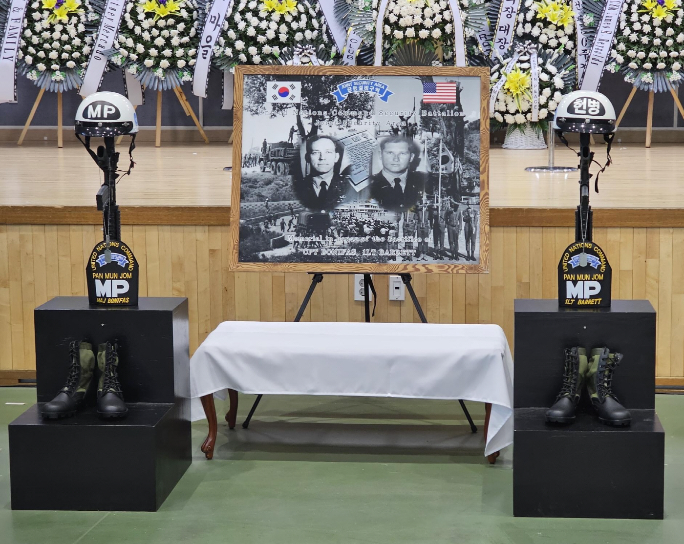 0818 캠프 보니파스에서는 도끼만행사건 50주년 추모식