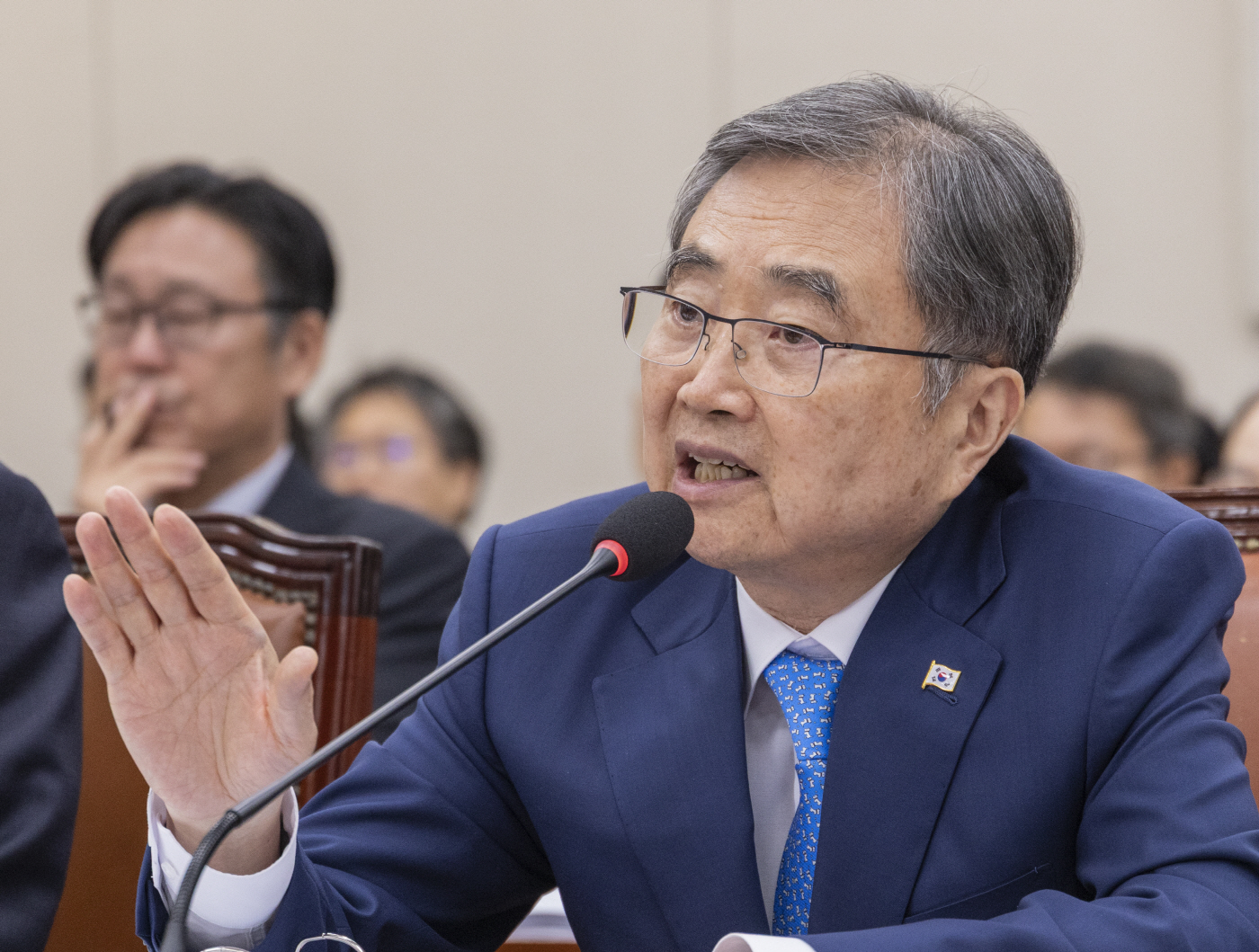 조현 외교부 장관, 한미 UFS 조기 종료 경위 설명<YONHAP NO-3773>