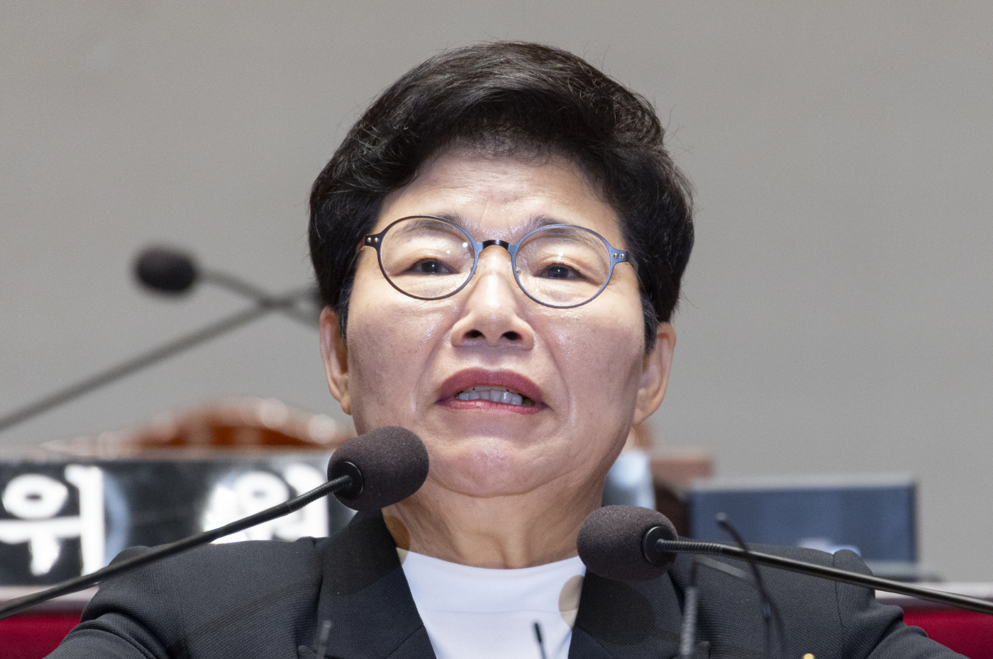 신상 발언 하는 임이자 국회 성평등위원장 후보자<YONHAP NO-3736>