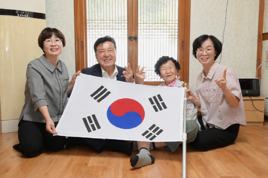 최재구 예산군수 독립유공자 유족 위문