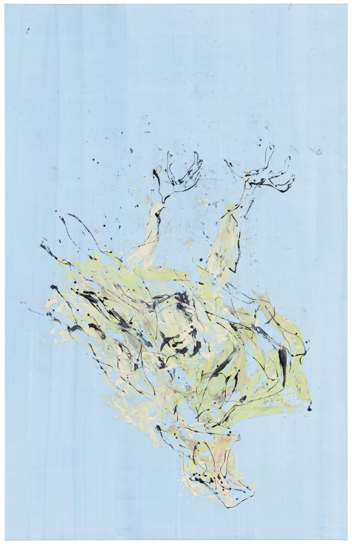 6_〈나중에 구두가 발견되었다〉, 2023. 캔버스에 유화 물감, 250 × 160 cm. 세화미술관 소장