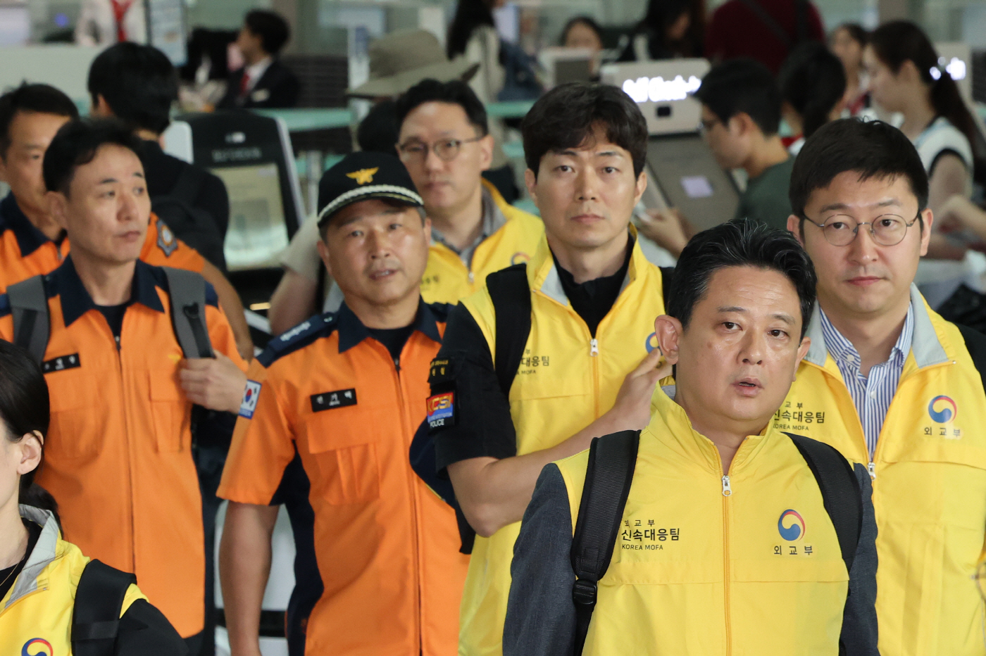 네팔로 떠나는 신속대응팀<YONHAP NO-3873>