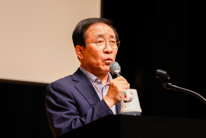 김문근 단양군수가 발언하고 있는 모습(사진은 이번 국정설명회와 무관한 자료 사진)
