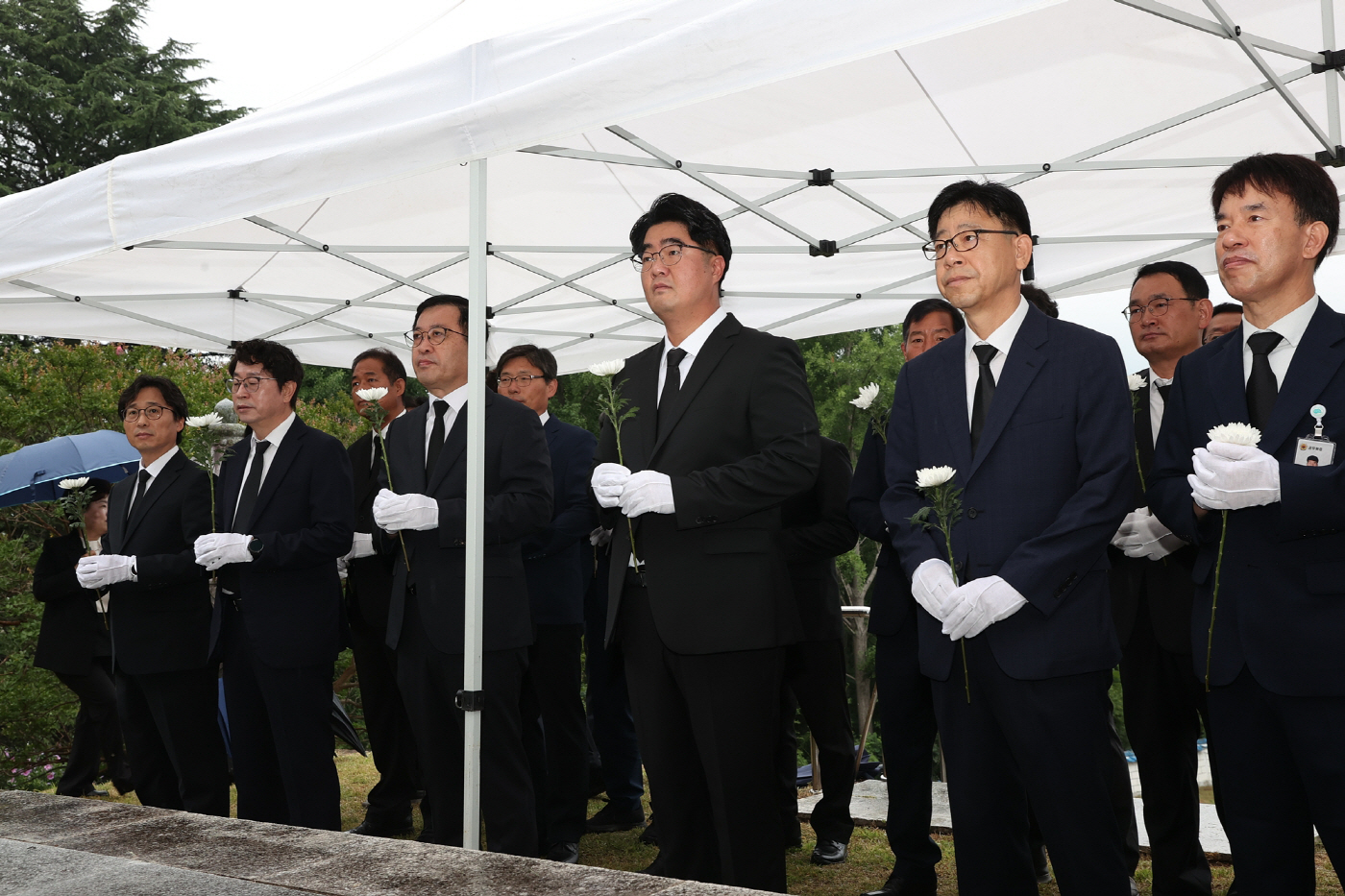 안재민 상주시장_충혼탑 참배