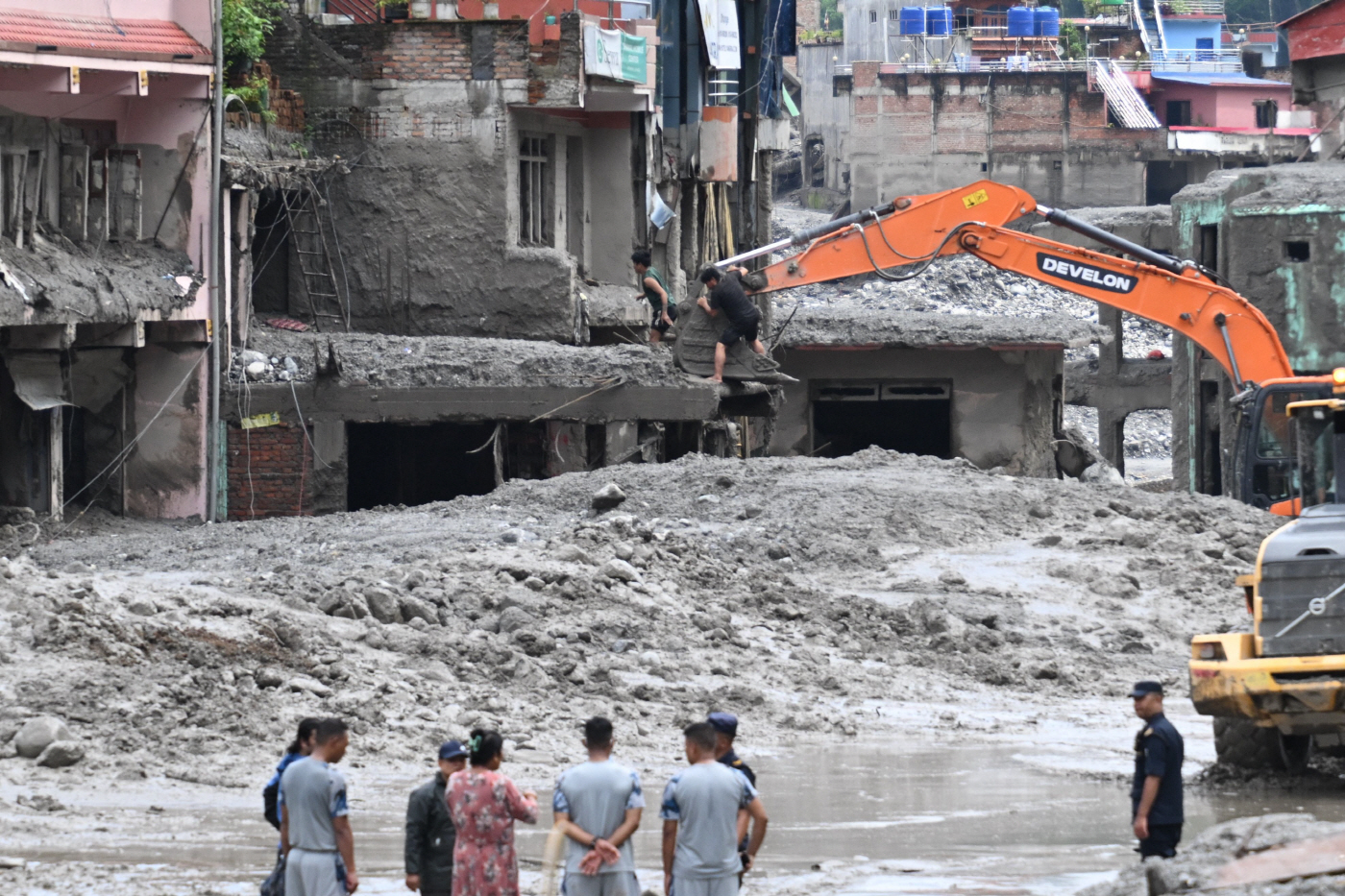 NEPAL-WEATHER-LANDSLIDE-FLOODS <YONHAP NO-4056> (AFP)