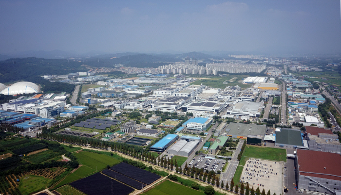 오창과학산업단지 항공사진 3