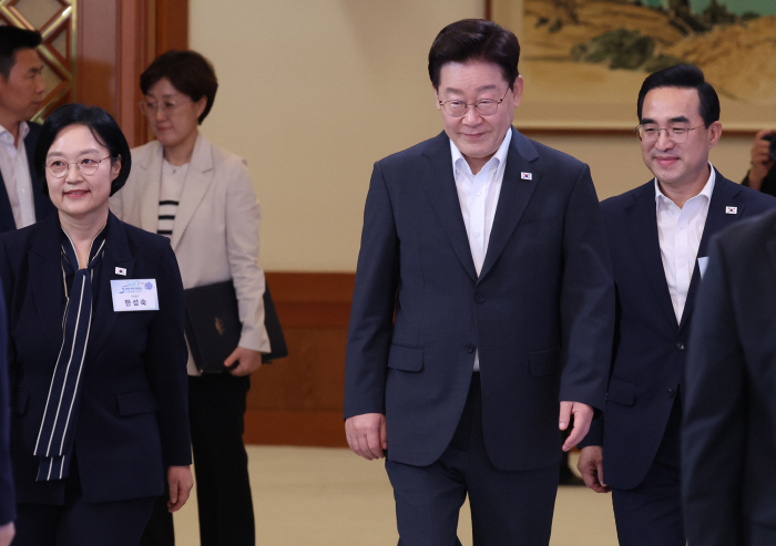 이재명 대통령, 청년 예산 설명회 참석