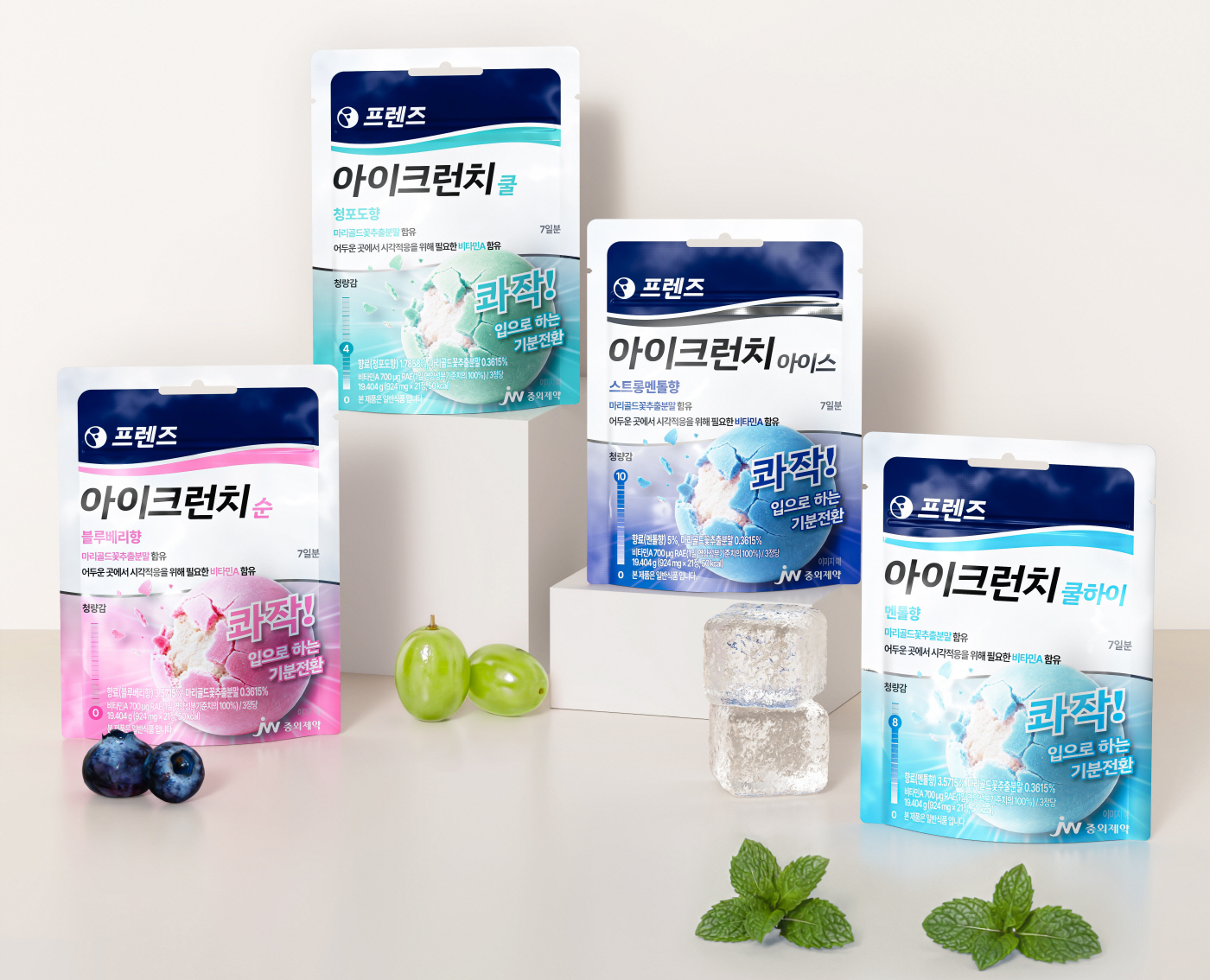 [JW 사진자료] 프렌즈 아이크런치 4종