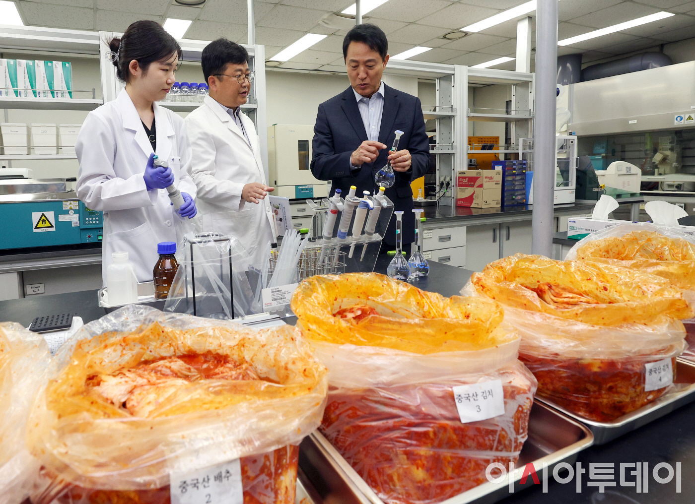 중국산 김치 안전성검사