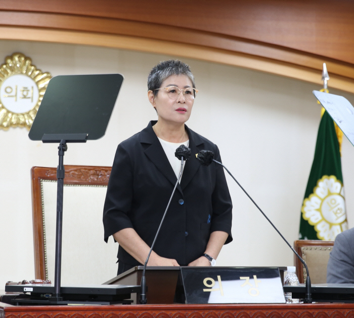제299회 김제시의회 제1차 정례회 개회 보도사진